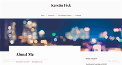 Desktop Screenshot of kerstinfisk.com